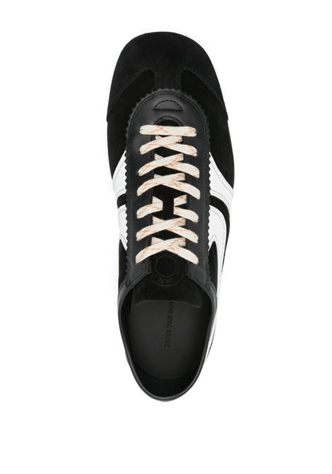 Sneakers in camoscio con bordi a contrasto in nero e bianco Dries van noten - uomo DRIES VAN NOTEN | MS2511503900